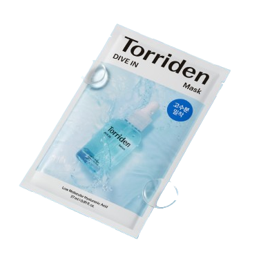 TORRIDEN DIVE-IN-Masque Hydratant Intense aux Acides Hyaluroniques Bas Poids Moléculaire