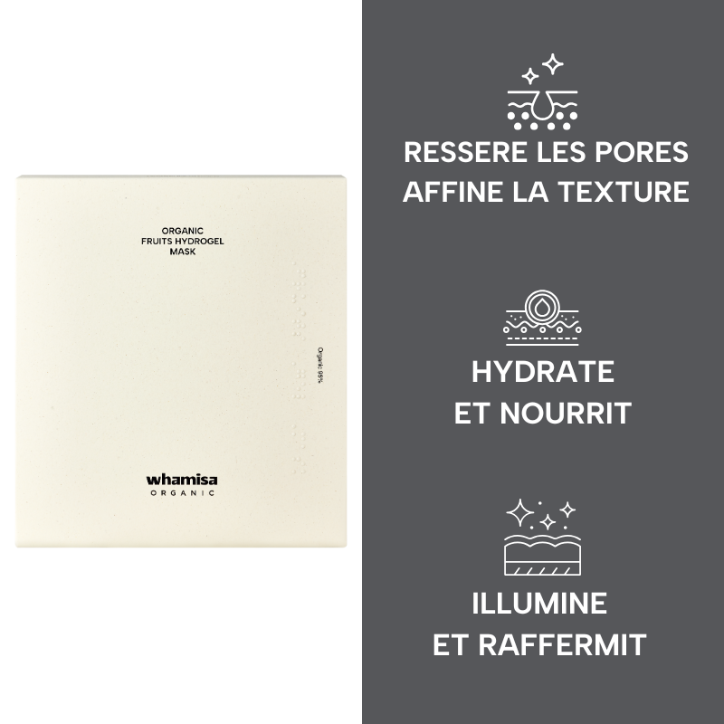 WHAMISA - Masque Hydrogel aux Fruits Bio