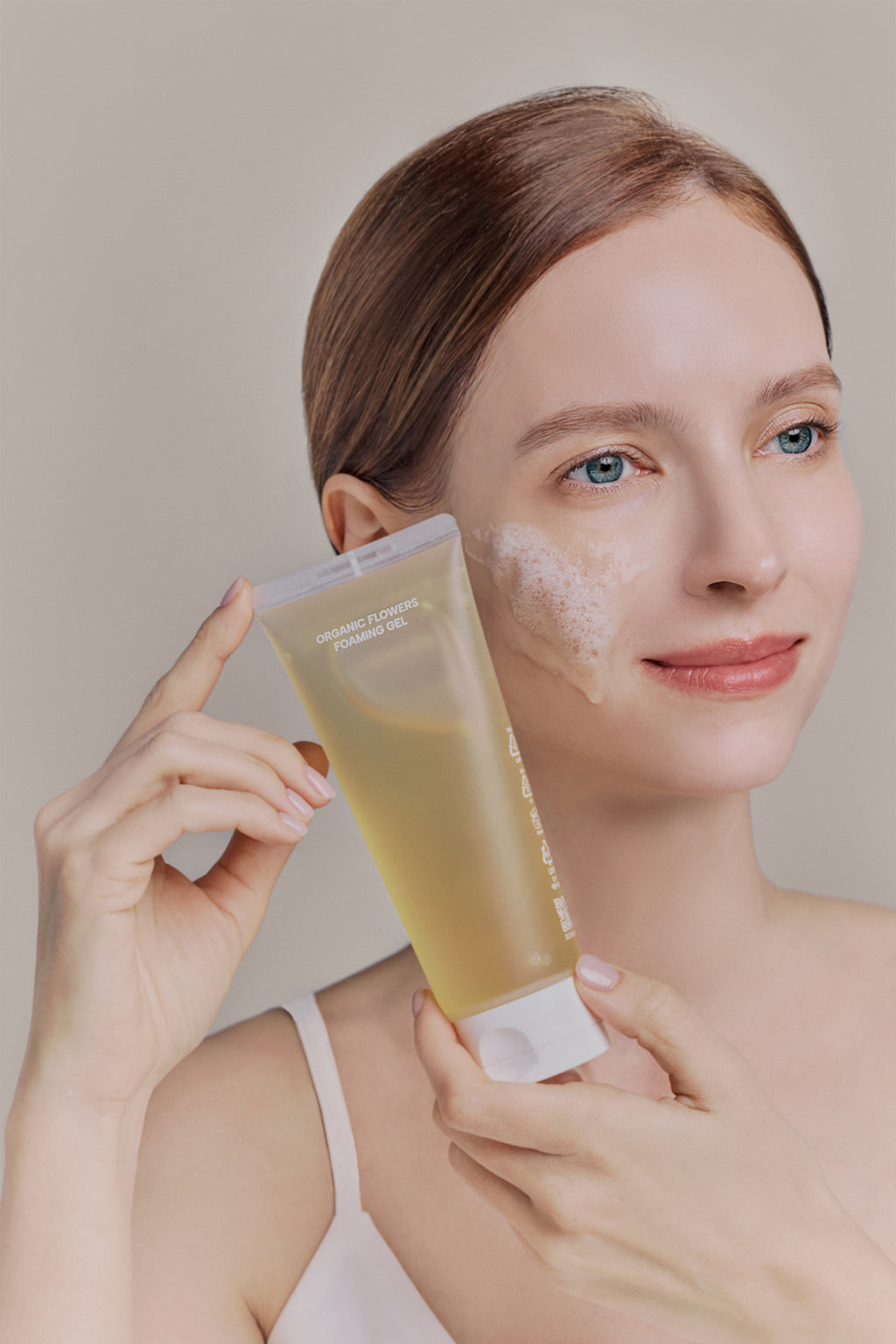 WHAMISA -Gel nettoyant moussant aux fleurs bio fermentées