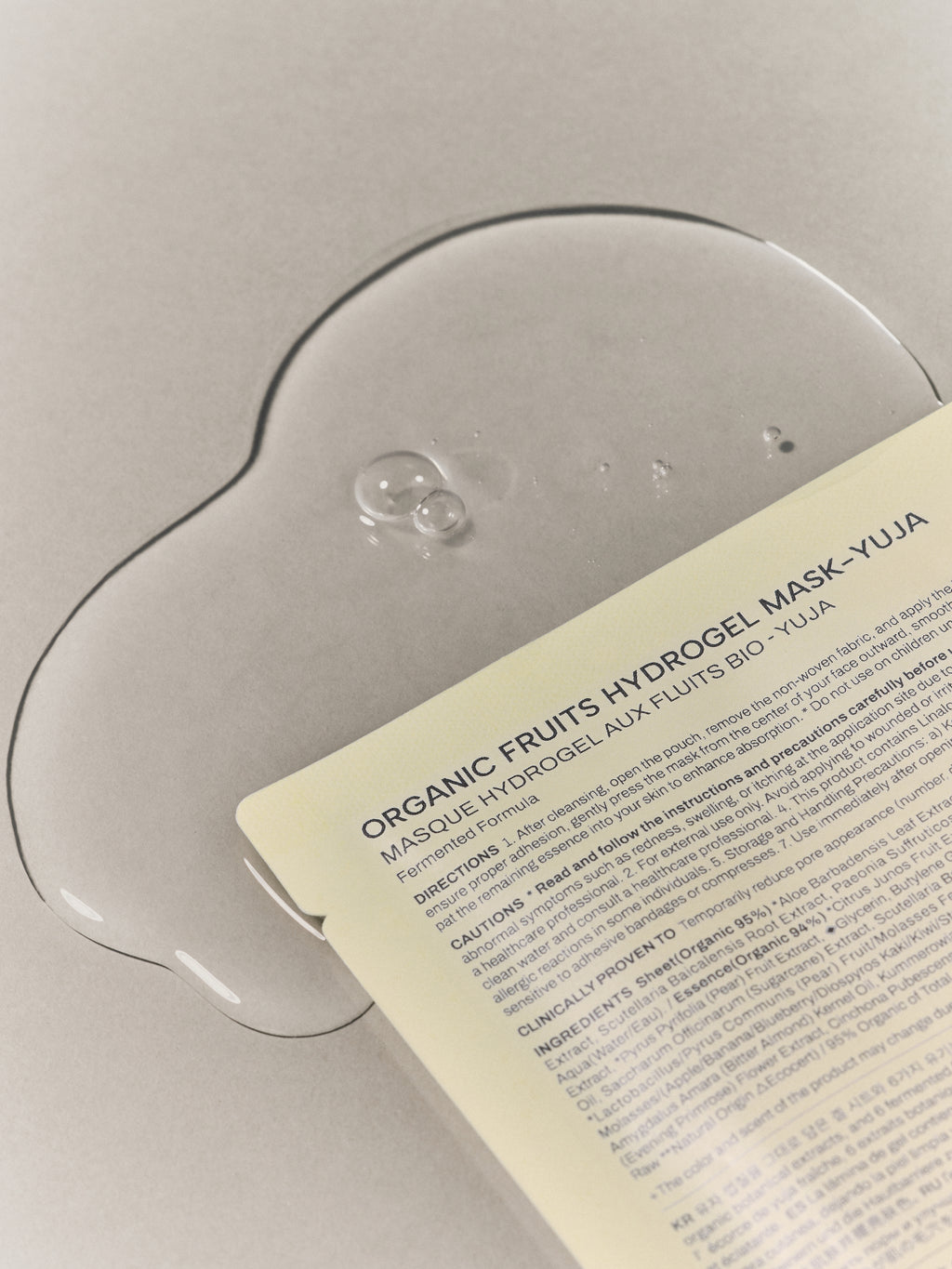 WHAMISA - Masque Hydrogel aux Fruits Bio